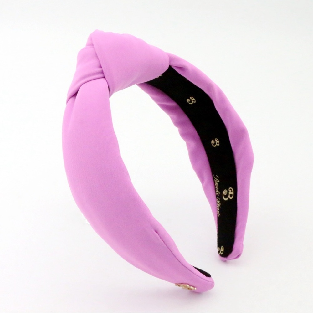 309. The Brooke Shade Lilly Purple Neoprene Headband - Picture 3 of 7